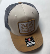 C&B Hat- Grey/Tan/Gold