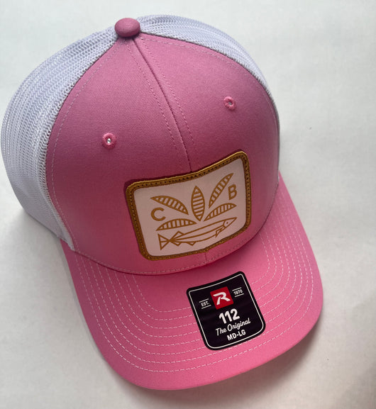 C&B Hat- Pink/White